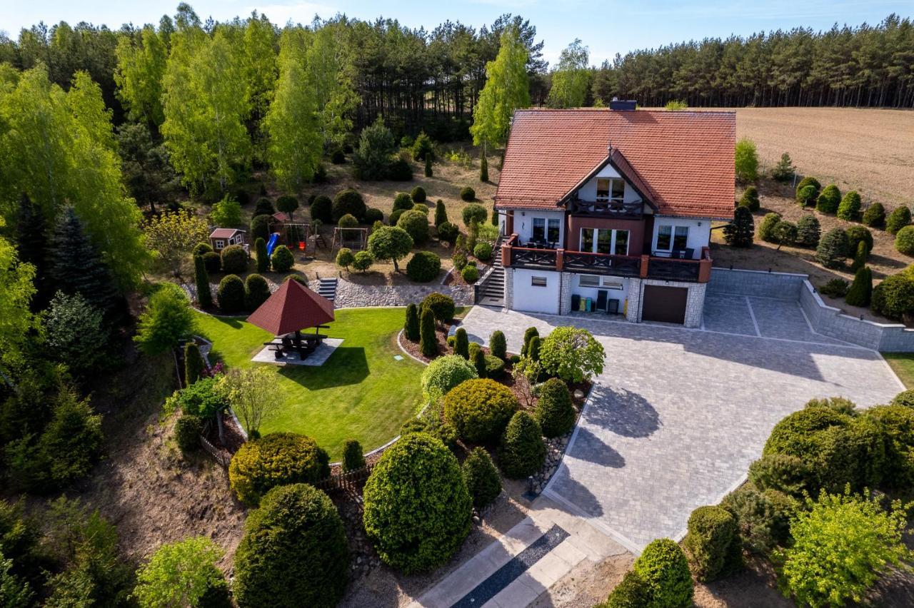Dom Na Wzgorzu Z Widokiem Na Jezioro Z Balia I Sauna Lipnica  Exterior foto