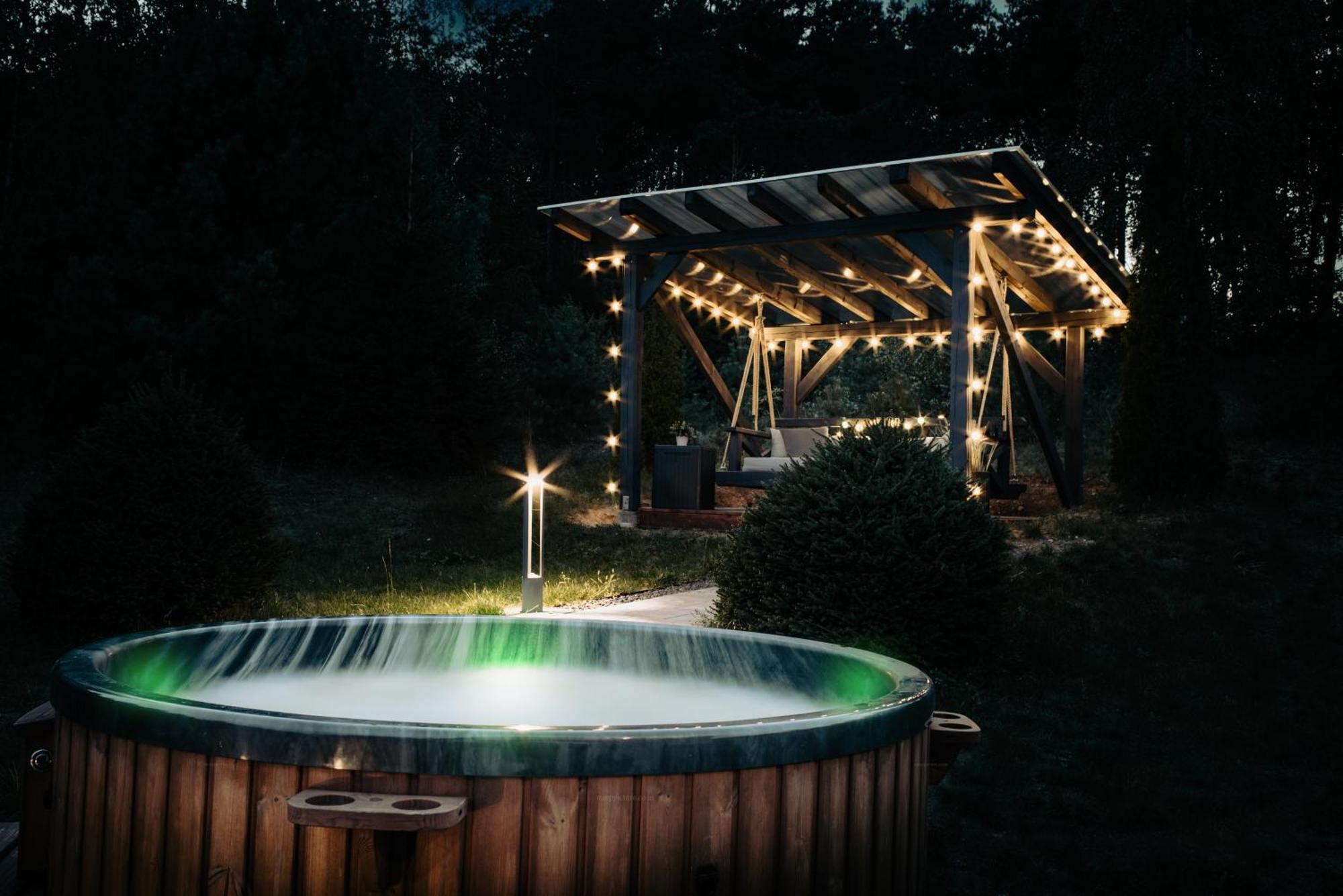 Dom Na Wzgorzu Z Widokiem Na Jezioro Z Balia I Sauna Lipnica  Exterior foto